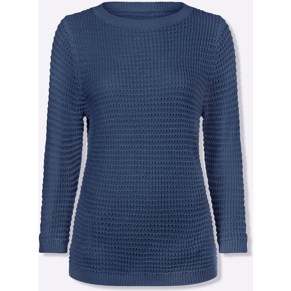 Sieh an! Strickpullover 3/4-Arm-Pullover 3/4-Arm