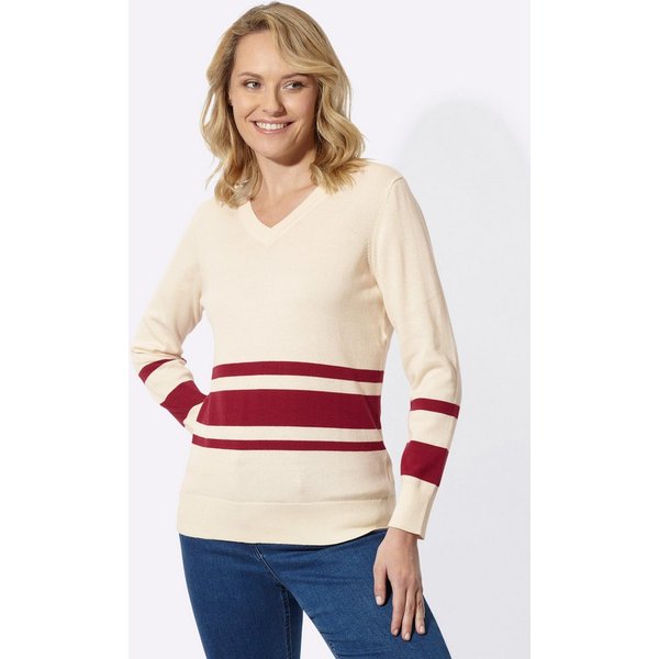 Sieh an! Strickpullover Langarm-Pullover Langarm Feinstrick