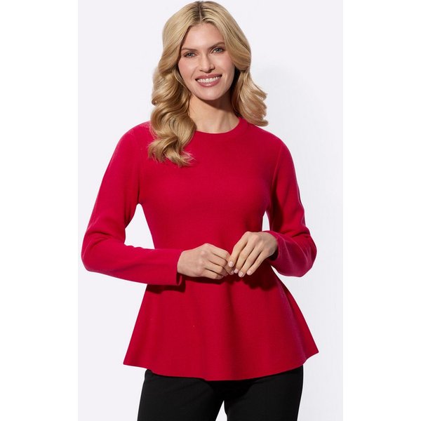 Sieh an! Strickpullover Langarm-Pullover Langarm Jacquard