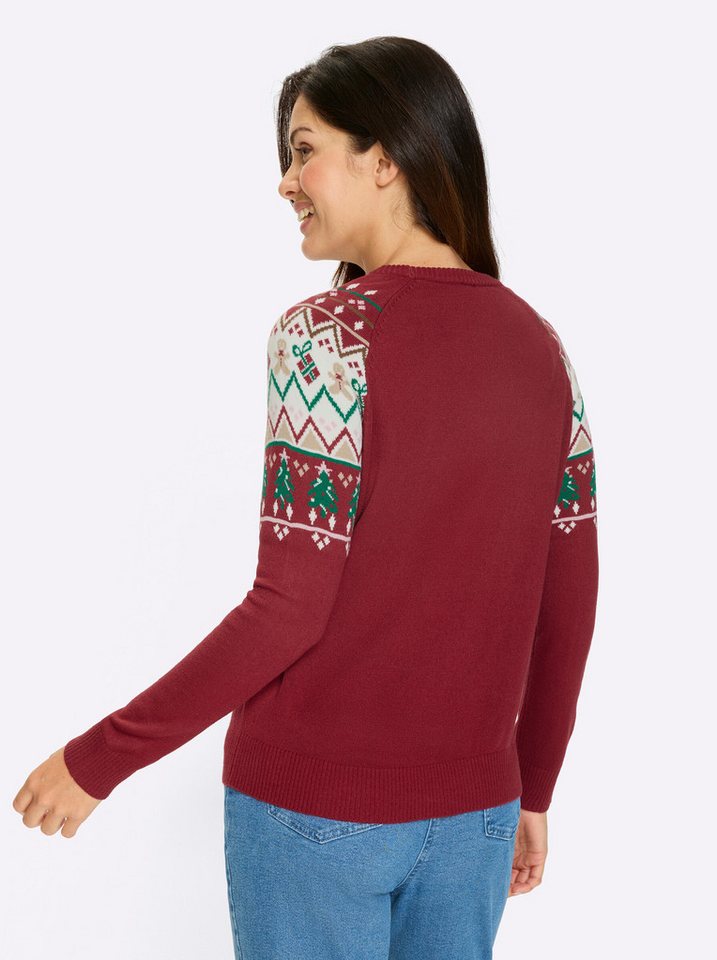 Sieh an! Strickpullover Langarm-Pullover Langarm Jacquard, Jersey – Bild 3 von 5