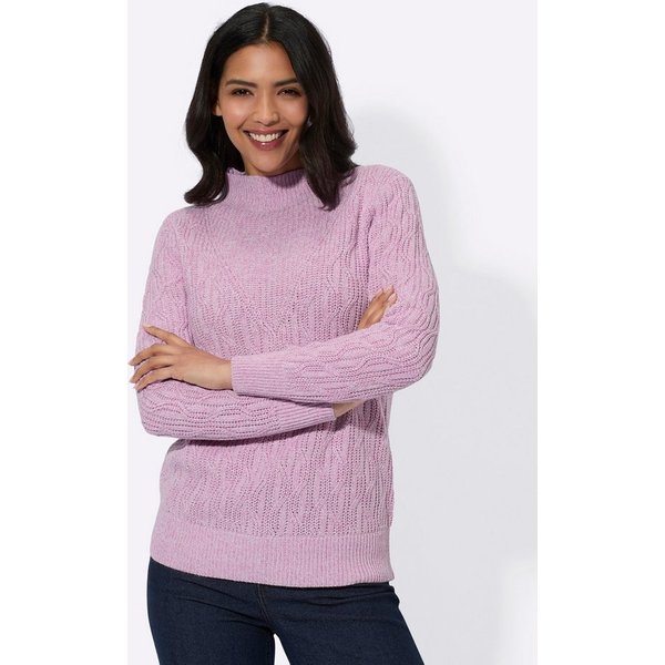 Sieh an! Strickpullover Langarm-Pullover Langarm Mustermix gestrickt