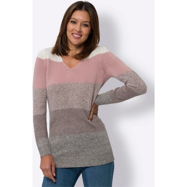 Sieh an! Strickpullover Longpullover Langarm Jersey