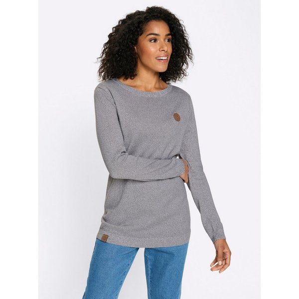 Sieh an! Strickpullover Longpullover Langarm Jersey