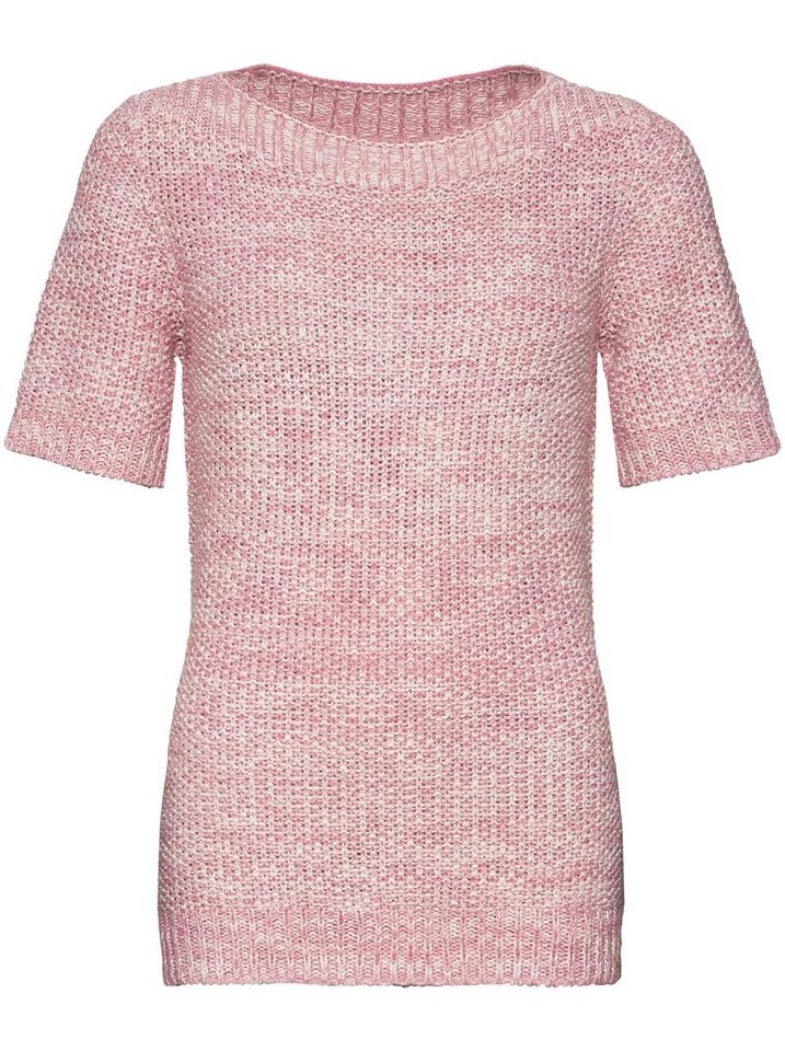 Sieh an! Strickpullover Pullover Kurzarm Strukturstrick – Bild 3 von 3