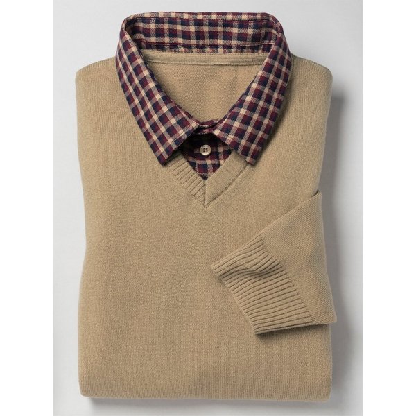 Sieh an! Strickpullover Pullover Langarm