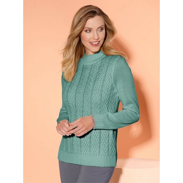 Sieh an! Strickpullover Pullover Langarm