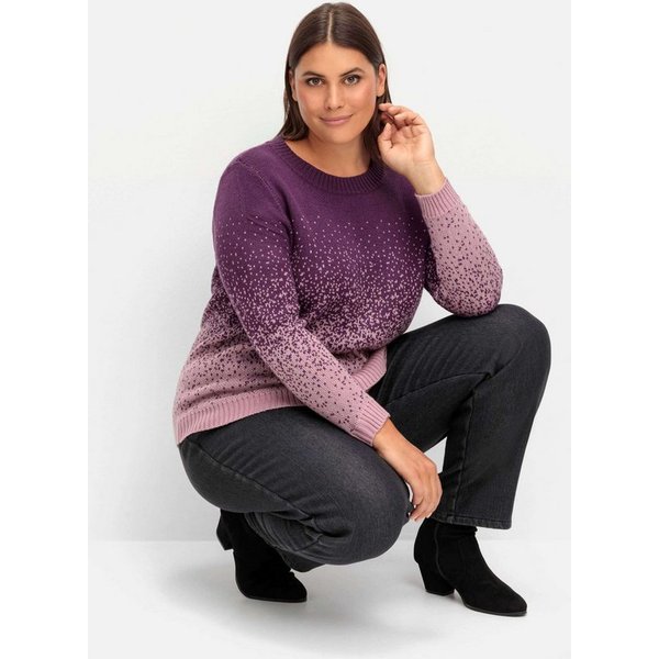 Sieh an! Strickpullover Pullover Langarm Jacquard