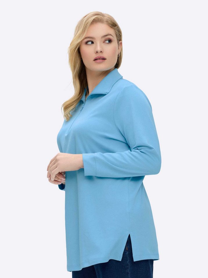 Sieh an! Sweater Long-Sweatshirt Langarm – Bild 3 von 5