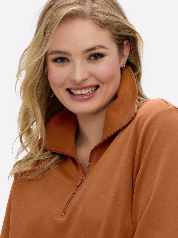 Sieh an! Sweater Long-Sweatshirt Langarm – Bild 4 von 4