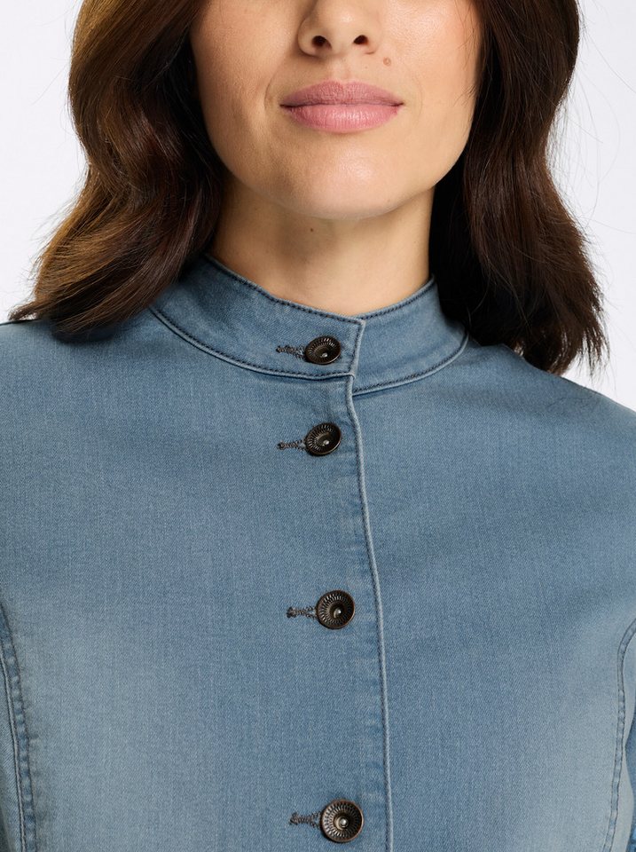 Sieh an! Winterjacke Jeans-Jacke Langarm – Bild 5 von 5