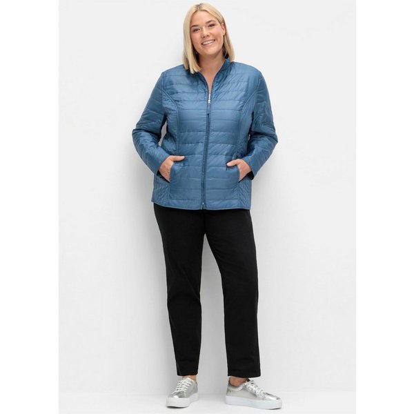 Sieh an! Winterjacke Steppjacke Langarm für die Übergangszeit, mit Stehkragen