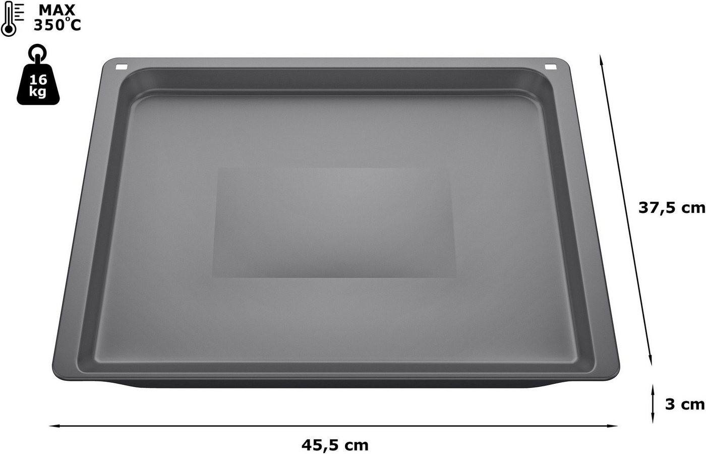 SIEMENS Backblech HZ631070, Stahl – Bild 4 von 5
