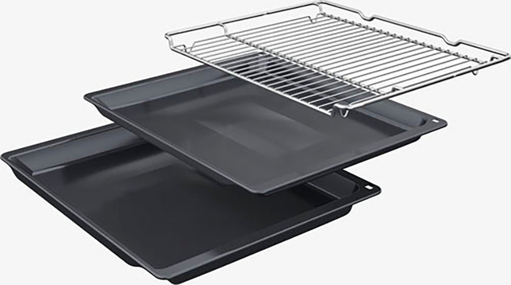 SIEMENS Backofen iQ700 HB734G1B1, mit Teleskopauszug nachrüstbar, ecoClean, Air Fry Funktion für knusprige Ergebnisse & Schnellaufheizung – Bild 5 von 5