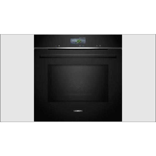 SIEMENS Backofen mit Mikrowelle HM776GKB1 iQ700 Einbaubackofen mit Mirkrowelle, 60 cm breit