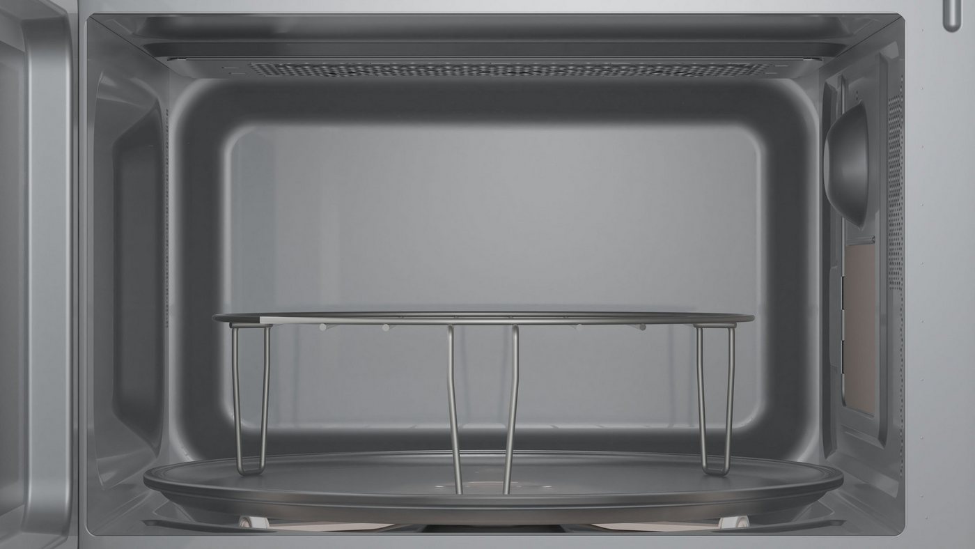 SIEMENS Einbau-Mikrowelle BE623LMB3, Grill, Mikrowelle, 20 l, Leichte humidClean Plus-Reinigung & perfekte Grillbräunung – Bild 3 von 5