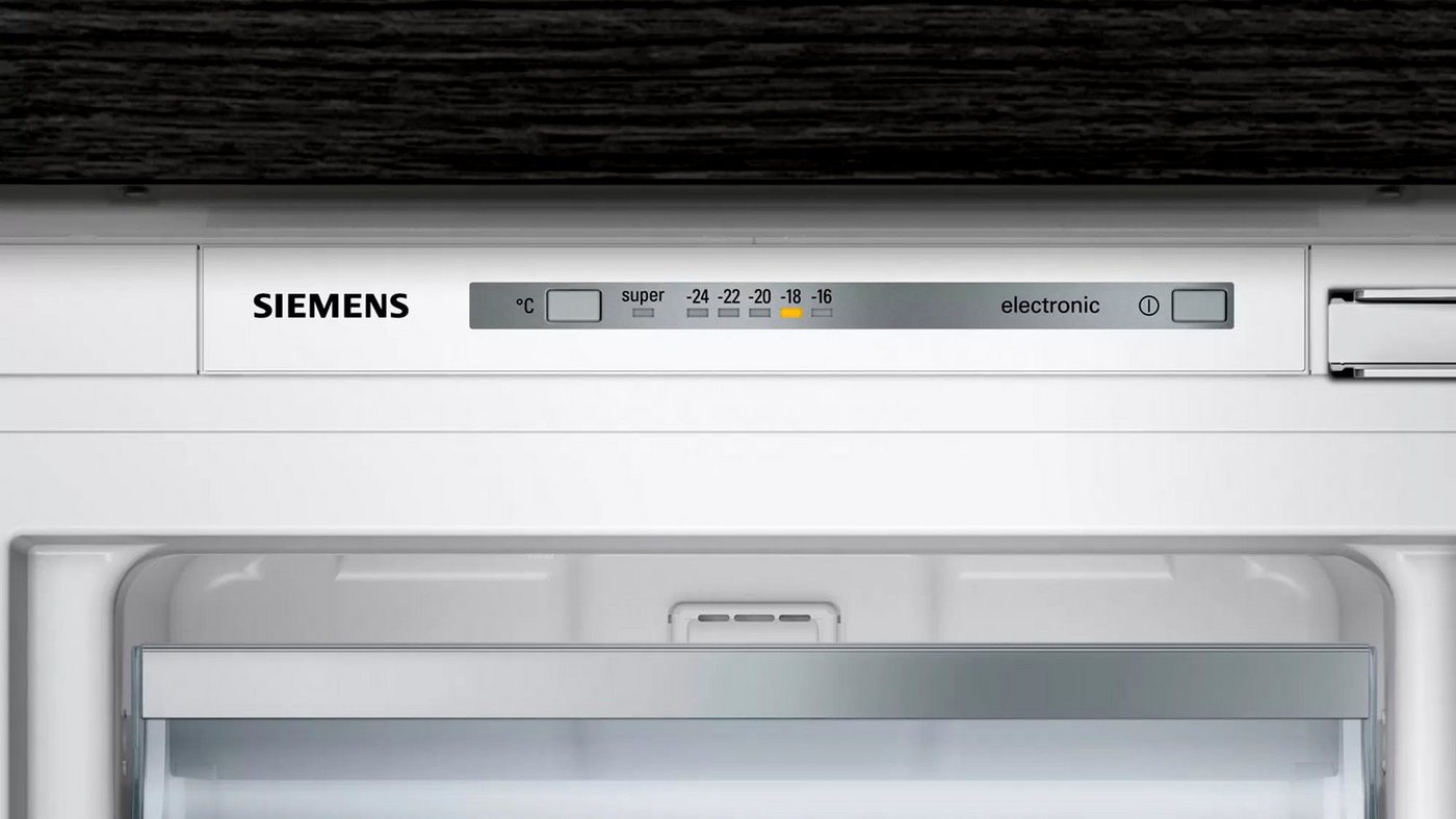 SIEMENS Einbaugefrierschrank iQ500 GI21VADE0, 87,4 cm hoch, 55,8 cm breit, Low Frost: geringere Eisbildung & schnelleres Abtauen – Bild 3 von 5