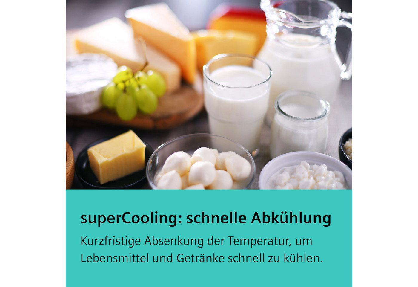 SIEMENS Einbaukühlgefrierkombination iQ100 KI86NNFE0, 177,2 cm hoch, 54,1 cm breit, No Frost: nie wieder Abtauen – Bild 4 von 5