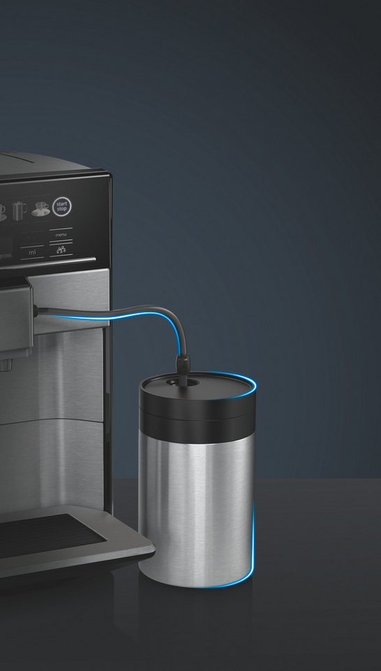 SIEMENS Isoliermilchbehälter TZ80009N, Zubehör für Siemens Kaffeevollautomaten EQ.7 Plus aromaSense, EQ.5 macchiato, EQ.5 macchiatoPlus, freshLock Deckel, 0,5 l – Bild 5 von 5