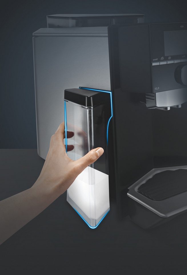 SIEMENS Milchbehälter TZ90009, Zubehör für alle Kaffeevollautomaten der EQ.9 Reihe, praktisch zu verstauen – Bild 2 von 5