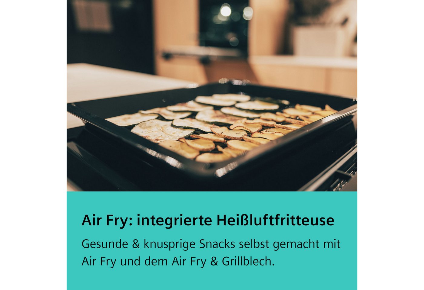 SIEMENS Pyrolyse Backofen iQ300 HB572ABS3, mit Teleskopauszug nachrüstbar, Pyrolyse-Selbstreinigung, Air Fry Funktion für knusprige Ergebnisse & Selbstreinigung – Bild 2 von 5