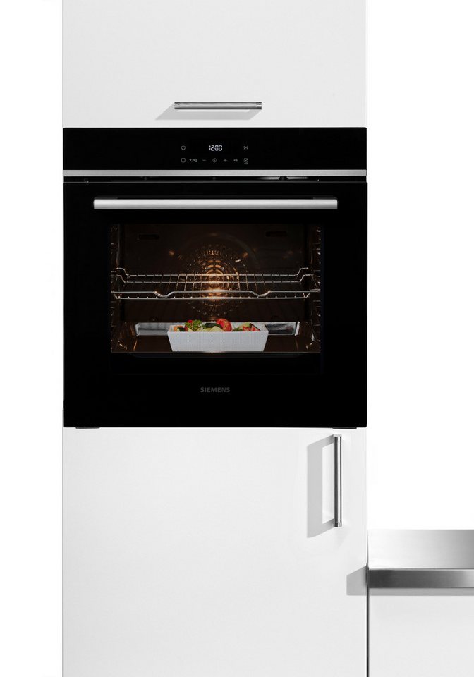SIEMENS Pyrolyse Backofen iQ300 HB572ABS3, mit Teleskopauszug nachrüstbar, Pyrolyse-Selbstreinigung, Air Fry Funktion für knusprige Ergebnisse & Selbstreinigung – Bild 5 von 5