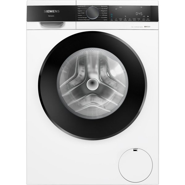 SIEMENS Waschmaschine iQ500 WG44G2F41, 9 kg, 1400 U/min, Automatische Waschmitteldosierung i-Dos, Knitter-Programm smartFinish