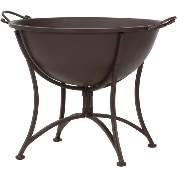 Siena Garden Feuerschale Antik, (1-St), Metall braun, klappbarer Fuß