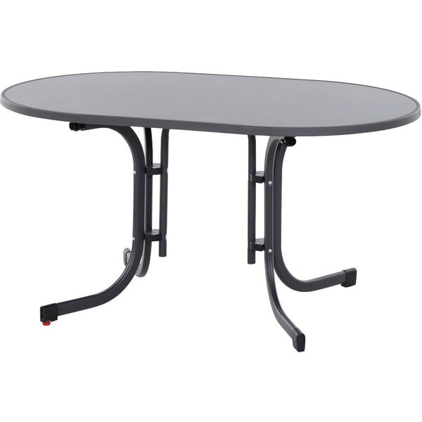 Siena Garden Gartentisch Paco (1-St), BxTxH: 90x140x71 cm, Stahl / Melamin, matt-anthrazit