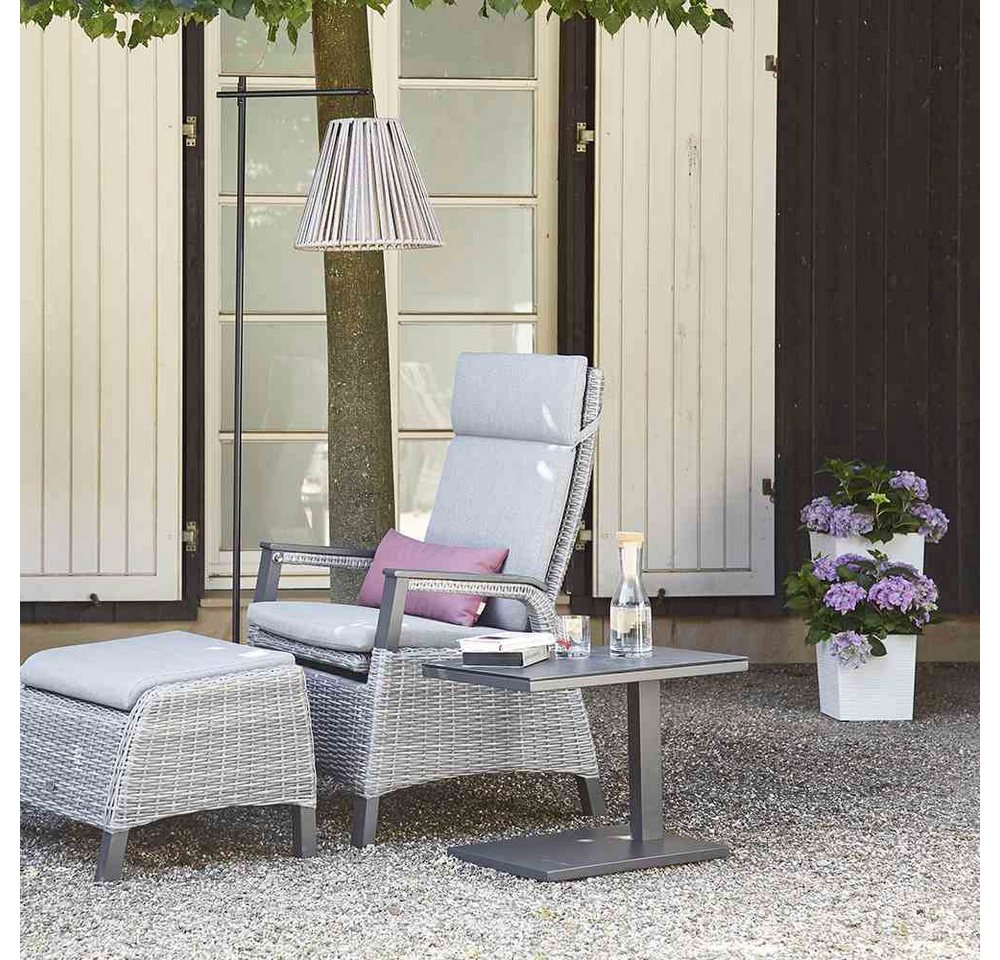 Siena Garden Pflanzkübel, Rillenoptik, eckig – Bild 4 von 5