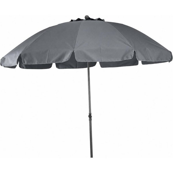 Siena Garden Sonnenschirm Sonnenschirm Gartenschirm Balkonschirm 200 cm Rund Kippbar Anthrazit