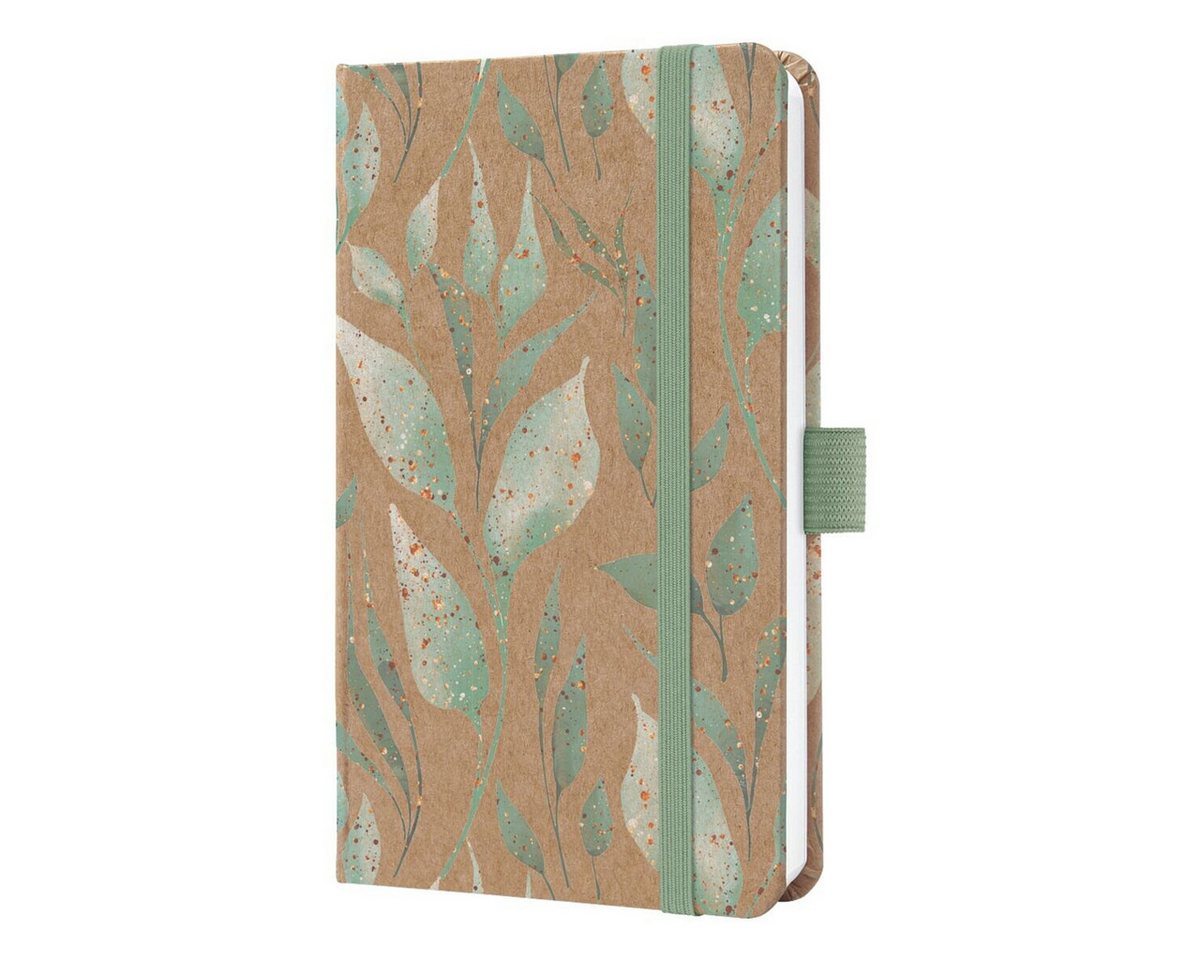 Sigel Buchkalender Jolie Sparkle Leaves Hardcover, für 2027, 1 Woche = 2 Seiten – Bild 2 von 4