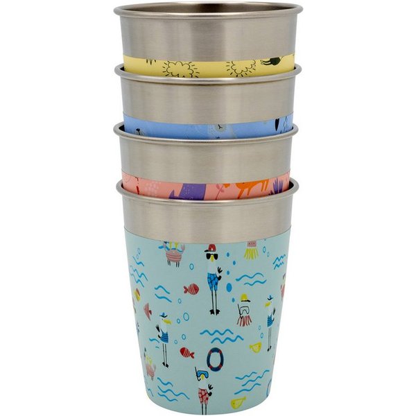 Sigg Kinderbecher Kinderbecher Set Daydream, Edelstahl
