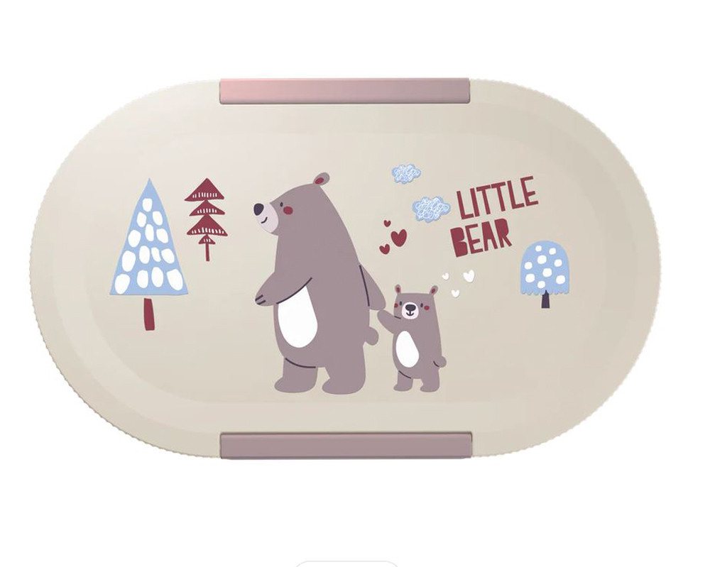 Sigg Lunchbox LUMO Kids Plus Lunchbox + Snackbox, ideal für Brot, Obst und Snacks, (stylische Frühstücksdose mit Snackbox), ideal für Pausenbrot, Obst und Snack – Bild 4 von 5