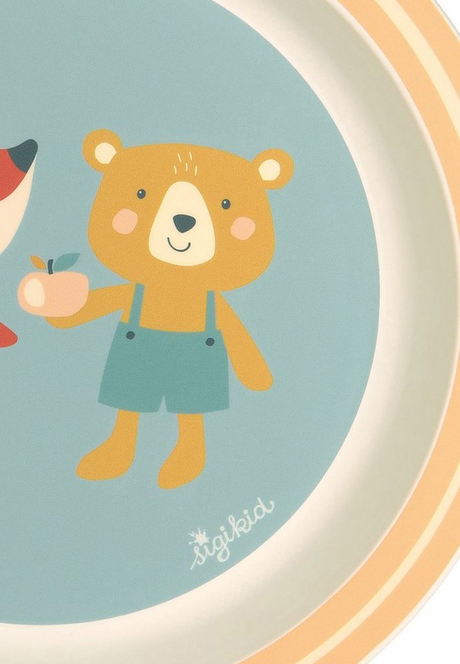 Sigikid Teller Teller Bär & Fuchs rPET "4 Freunde", (1 St) – Bild 2 von 3