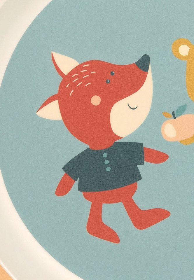 Sigikid Teller Teller Bär & Fuchs rPET "4 Freunde", (1 St) – Bild 3 von 3
