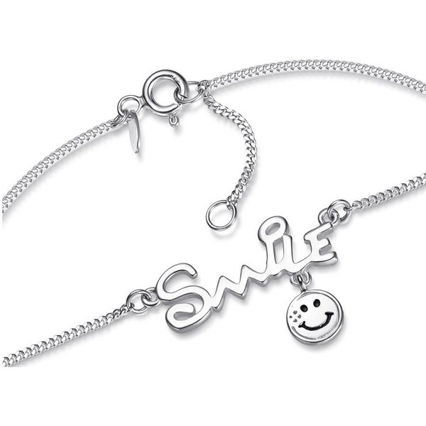 Silberkettenstore Fußkette Fußkette Panzerkette 1,4mm "Smile" - 925 Silber, Länge wählbar