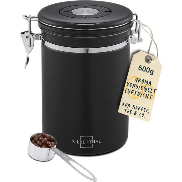 SILBERTHAL Kaffeedose 500g luftdicht, Edelstahl, (1-tlg)