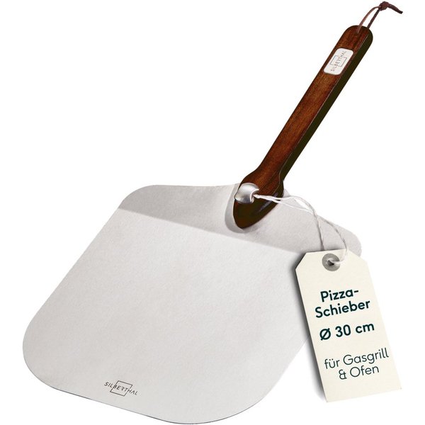 SILBERTHAL Pizzaschieber Edelstahl Ø 30 cm, klappbar, rostfreier Edelstahl