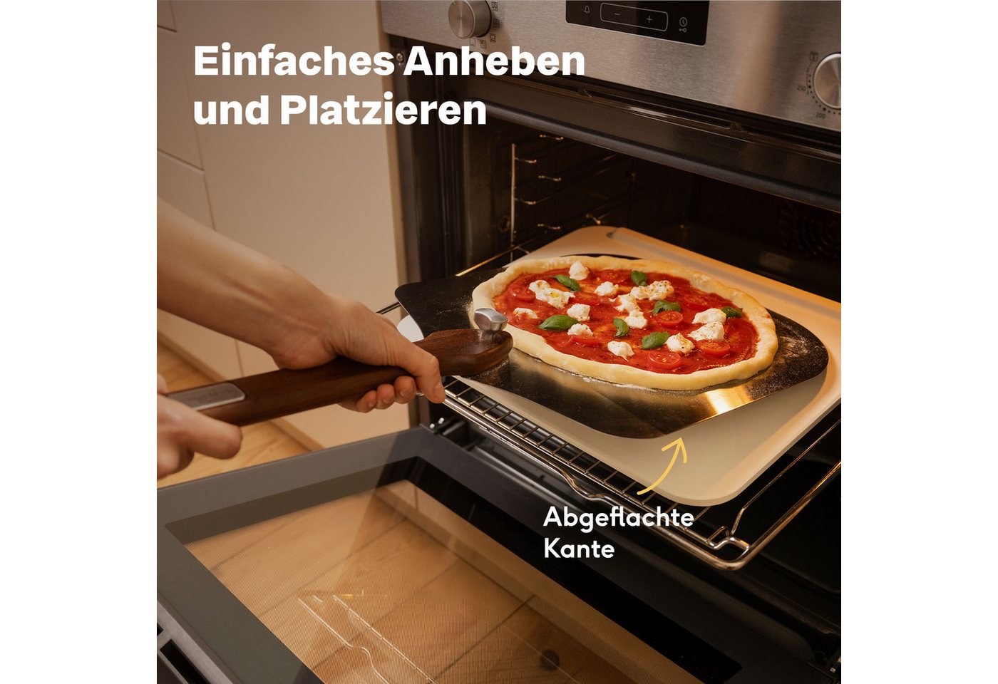 SILBERTHAL Pizzaschieber Edelstahl Ø 30 cm, klappbar, rostfreier Edelstahl – Bild 4 von 5