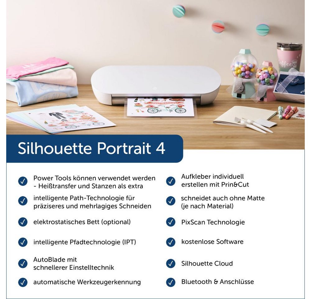 silhouette Papierschneidegerät - Portrait 4 Schneideplotter – Bild 2 von 5