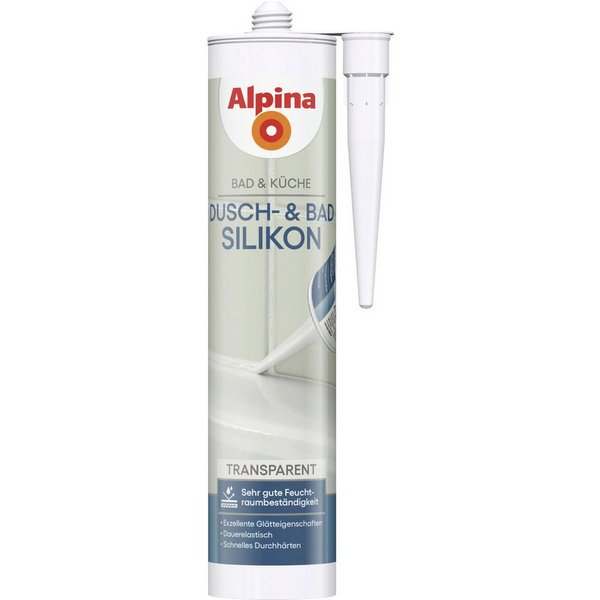 Alpina Silikon Alpina Dusch & Badsilikon transparent 300 ml