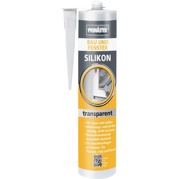 Primaster Silikon Primaster Bau und Fenster Silikon transparent 310