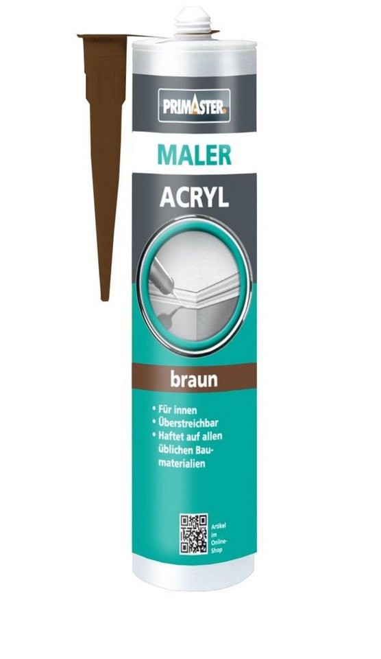 Primaster Silikon Primaster Maler Acryl braun 310 ml – Bild 2 von 2