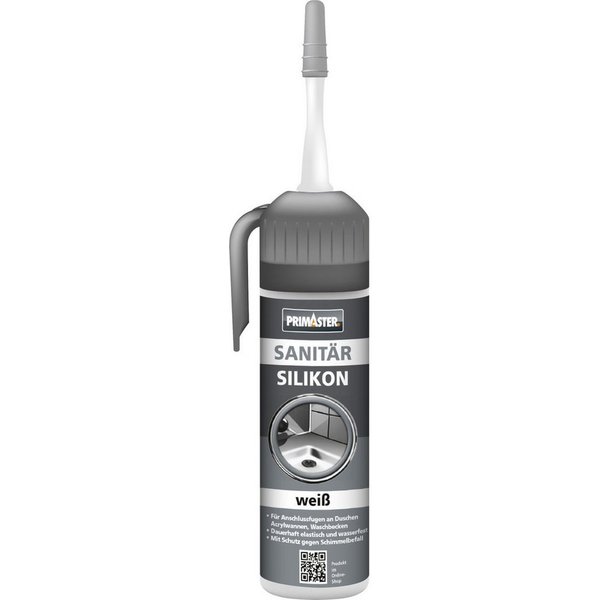 Primaster Silikon Primaster Sanitär Silikon weiß 100 ml Anwendung