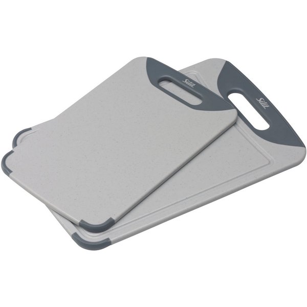 Silit Schneidebrett, Kunststoff, (Set, B/L: 25/38 und 20/32 cm), rutschfest, beidseitig nutzbar