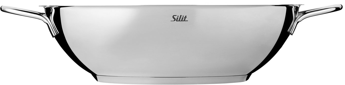 Silit Wok Wokpfanne Induktion, Cromargan® Edelstahl Rostfrei 18/10 (1-tlg), ideal für energiesparendes Kochen, für alle Herdarten geeignet – Bild 4 von 5