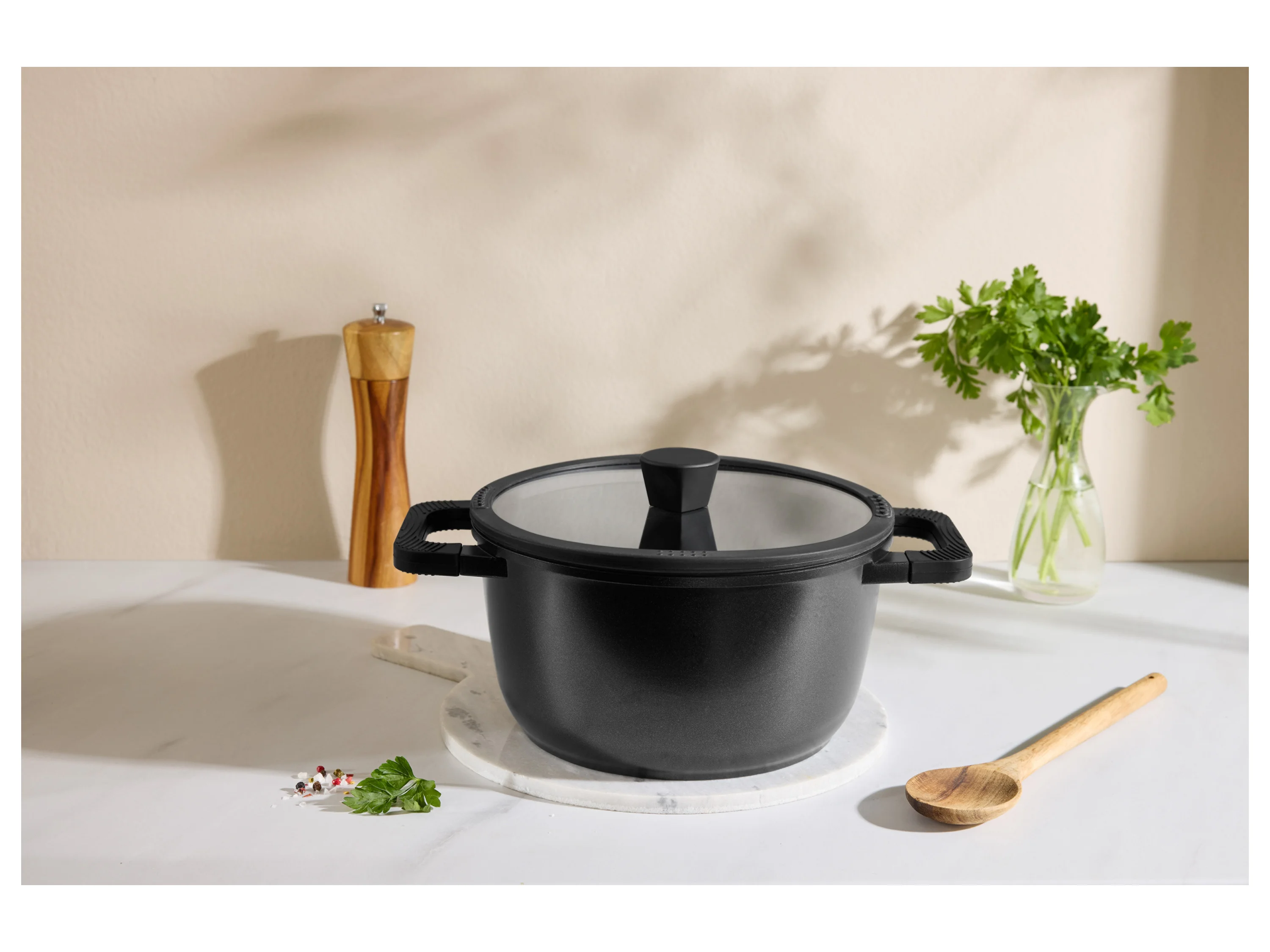 SILVERCREST® Aluguss-Kochtopf, Ø 24 cm – Bild 2 von 4