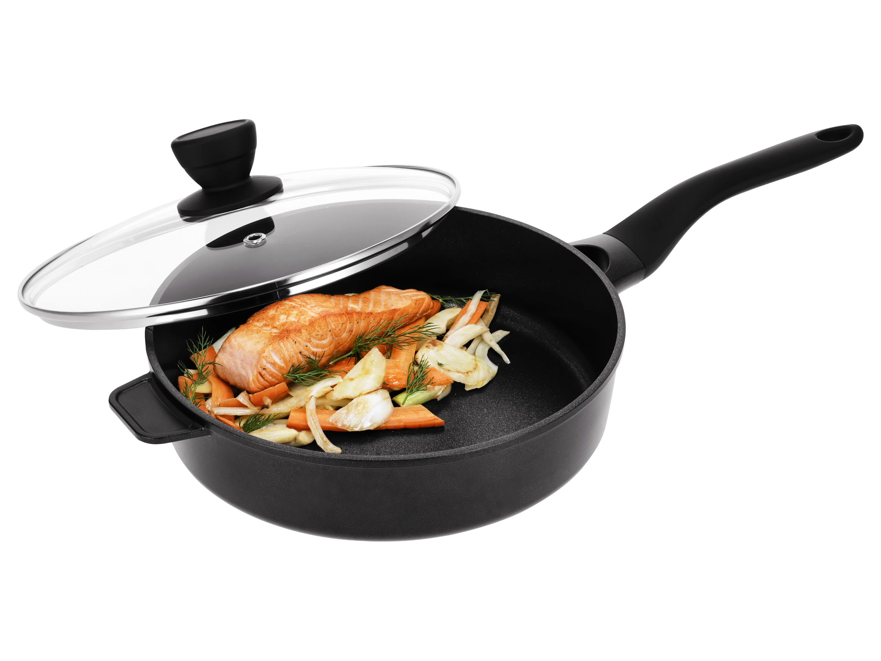 SILVERCREST® Aluguss-Schmorpfanne mit Deckel, Ø 28cm – Bild 2 von 4