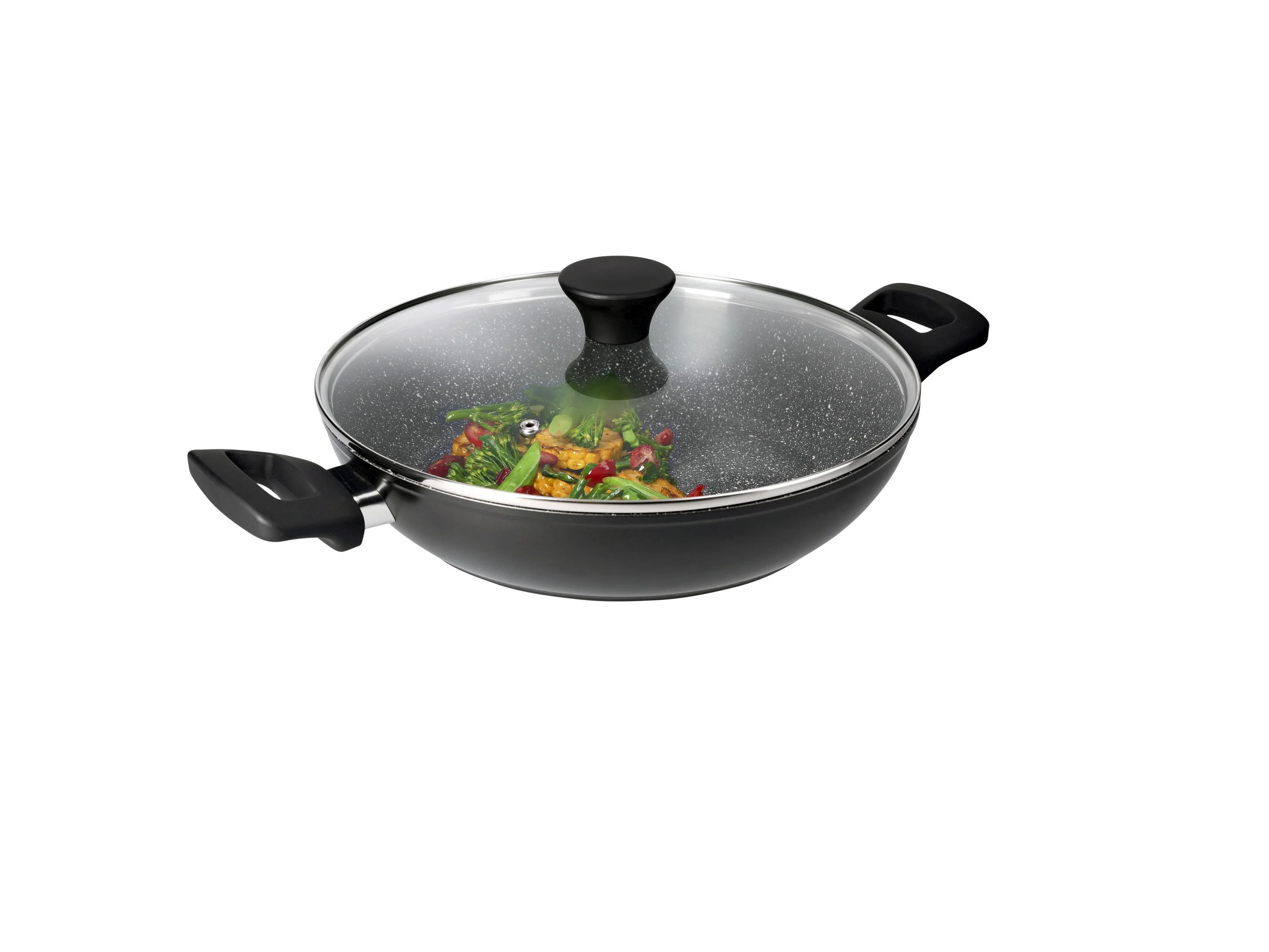 SILVERCREST® Aluguss-Servierpfanne, Ø 28 cm (Schwarz) – Bild 4 von 4