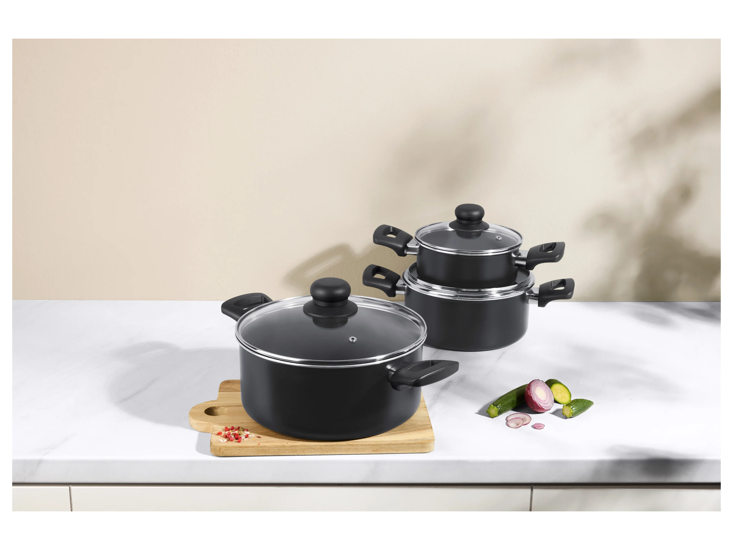 SILVERCREST® Aluminium-Topf-Set, 3-tlg. – Bild 2 von 4